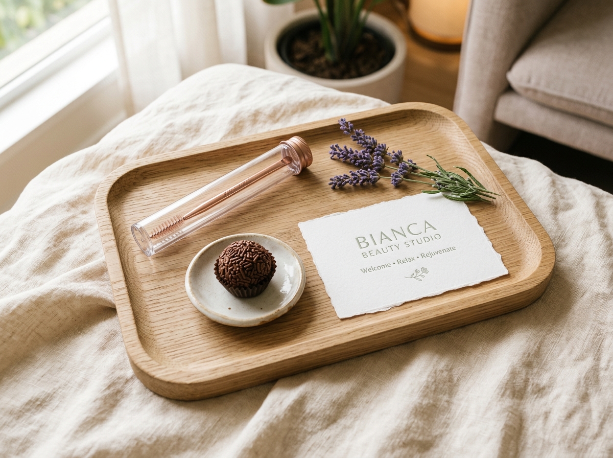 Kit Mimo Bianca Beauty Studio - Escovinha, doce artesanal e lavanda